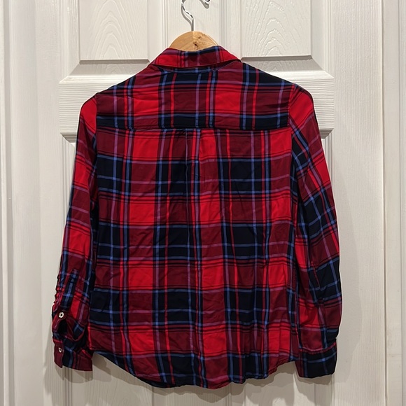 New York and Company Lightweight Super Soft Flannel Shirt - Picture 6 of 11